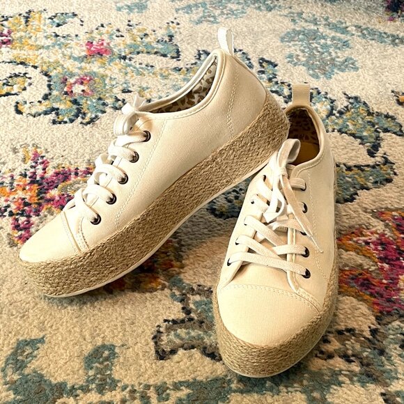 Sketchers BOBS Sesame Sun Dazing Memory Foam Sneakers-6M - Picture 1 of 8